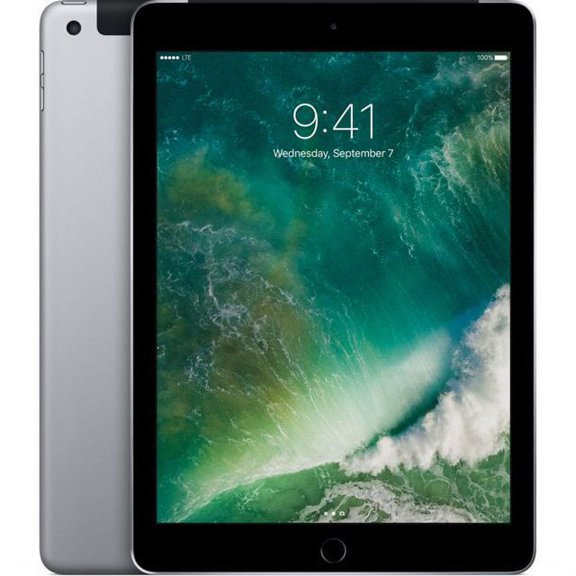 Used Apple 9.7" iPad (2017, 32GB, Wi-Fi + 4G LTE, Space Gray)