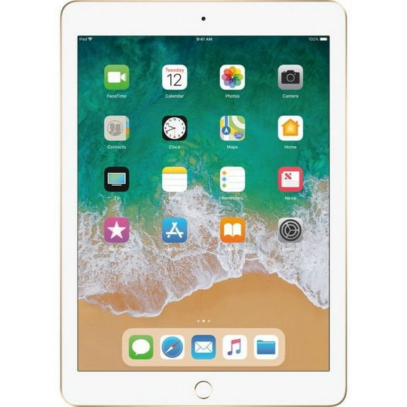Restored Apple 9.7" iPad (2017, 32GB, Wi-Fi Only, Gold, 5th Generation) - MPGT2LL/A (Refurbished)