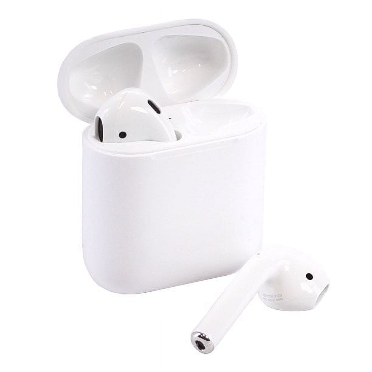 Pre-Owned Apple AirPods 2 with Wireless Charging Case & MFI Cable - White