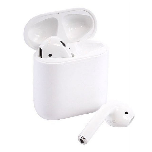 (Used) Apple AirPods Bluetooth Wireless Earphones w/ MFI Cable - White