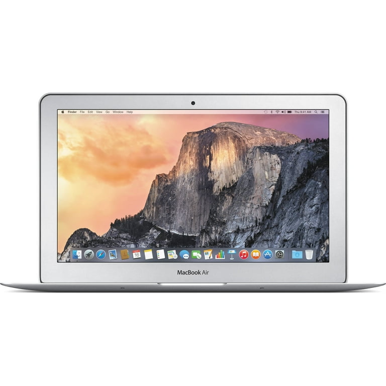 Used Apple MacBook Air MJVM2LL/A Intel Core i5-5250U X2 1.6GHz 4GB 128GB  SSD, Silver (Used)