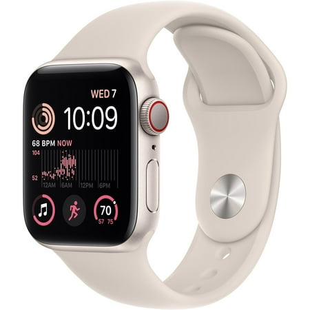 Pre-Owned Apple Watch SE 2nd Gen (GPS + LTE) 40MM Starlight Aluminum Case & Sport Band