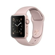 Pre-Owned Used Apple Watch Series 2 38mm Smartwatch Rose Gold Aluminum Case - Pink Sand Sport Band