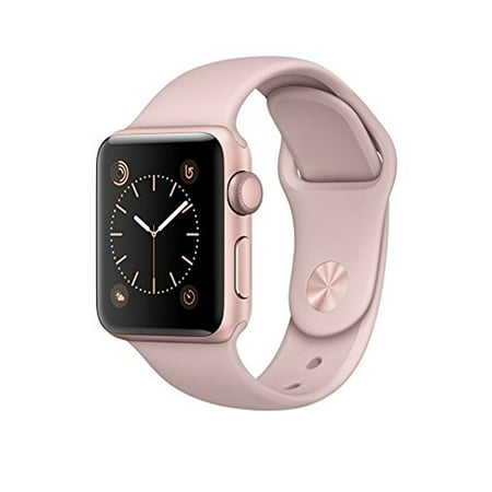 Pre-Owned Used Apple Watch Series 2 38mm Smartwatch Rose Gold Aluminum Case - Pink Sand Sport Band
