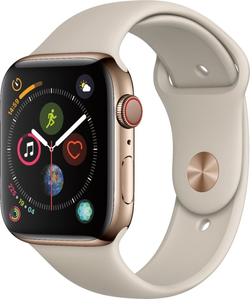Used Apple Watch Series 4 GPS LTE 44MM Gold Stainless Steel Case
