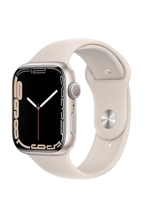 Pre-Owned Apple Watch Series 7 (GPS) Cellular 41mm Starlight Aluminum Case Sport Band