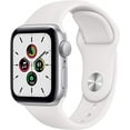 thumbnail image 1 of Pre-Owned Used Apple Watch Series SE 40MM Silver - Aluminum Case - White Sport Band, 1 of 1
