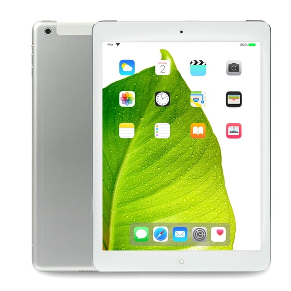 Pre-Owned Used Apple iPad Air Silver 9.7" 16GB Wi-Fi / Cellular Touchscreen Tablet ME999LL/A (2013) A1475 - Grade A