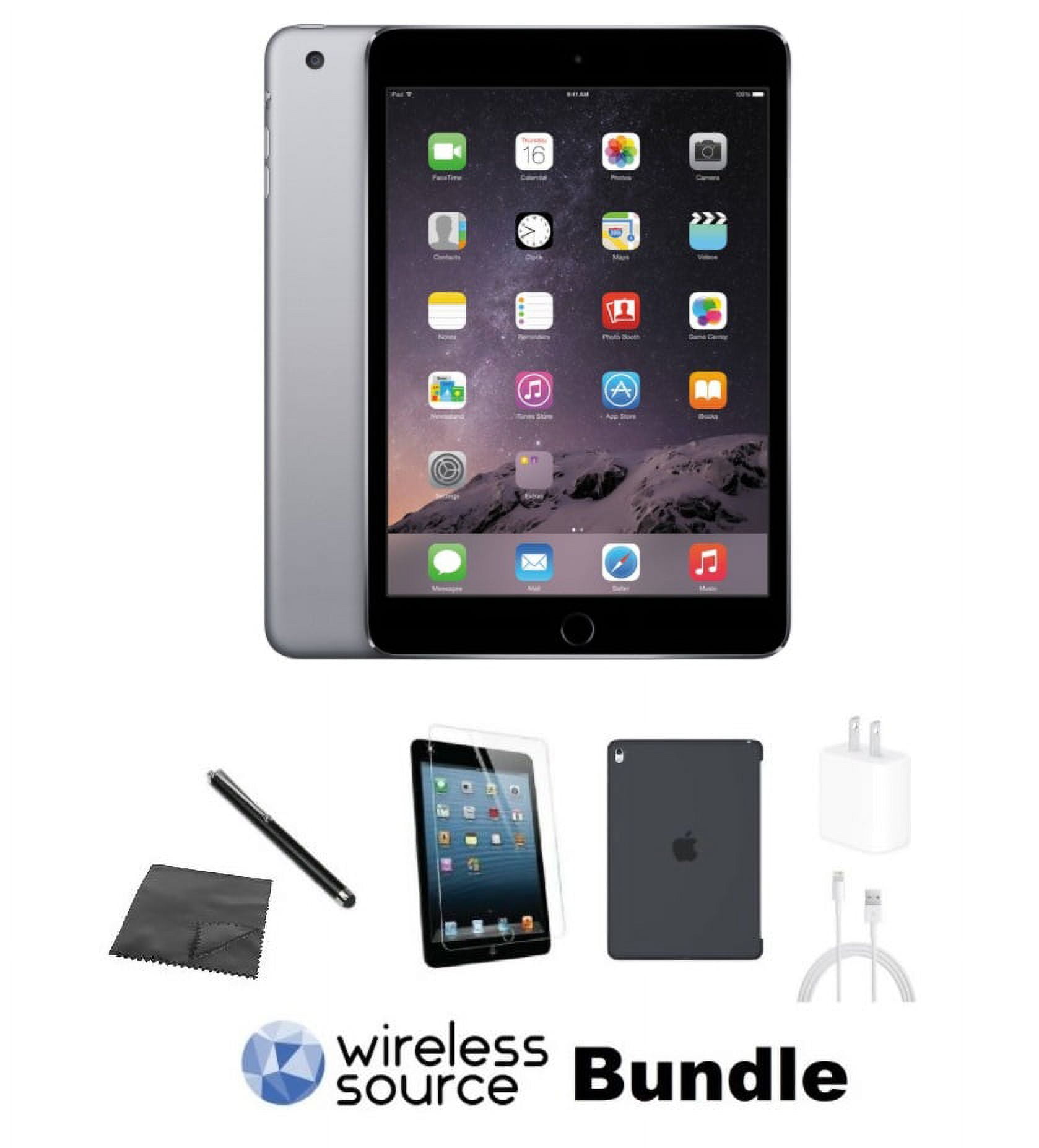 Pre-Owned Used Apple iPad Mini 3, A1600, 16GB, Space Gray Pre-Owned Used Apple iPad Mini 3, A1600, 16GB, Space Gray