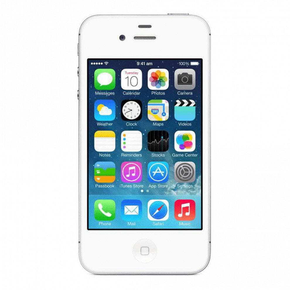Used Apple iPhone 4 16GB, White - Unlocked GSM - Walmart.com