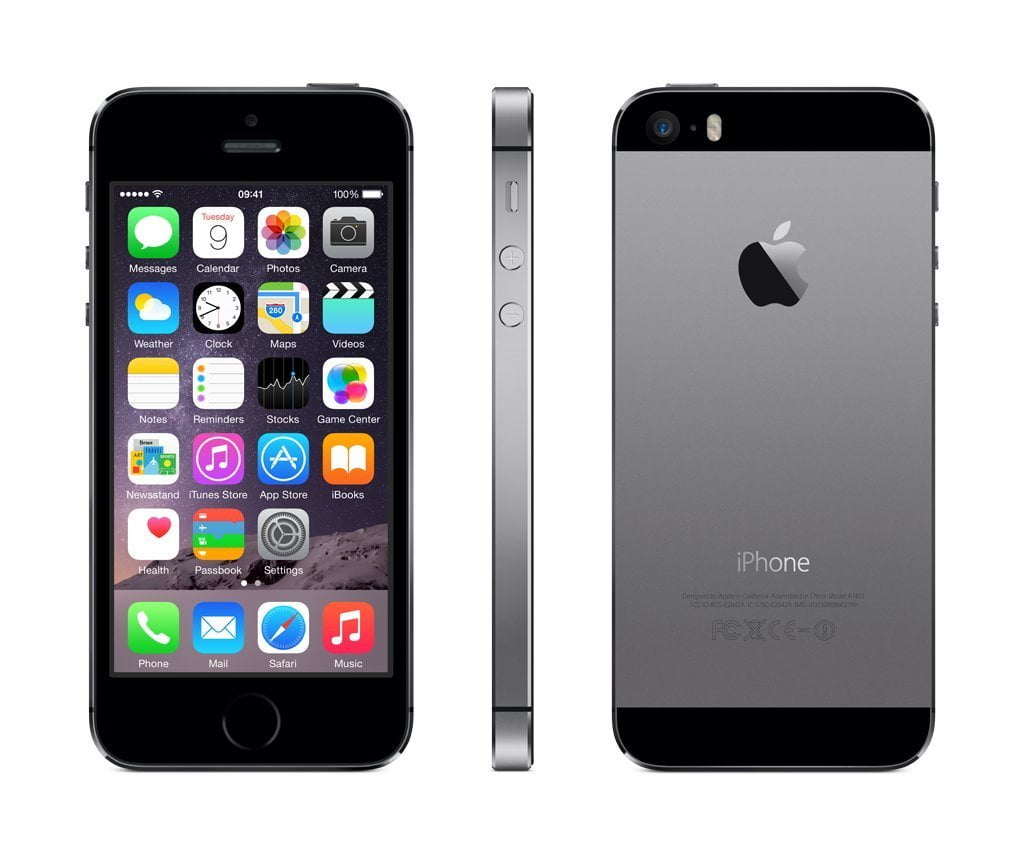 Pre-Owned Used Apple iPhone 5s 16GB, Space Gray - AT&T - Walmart.com