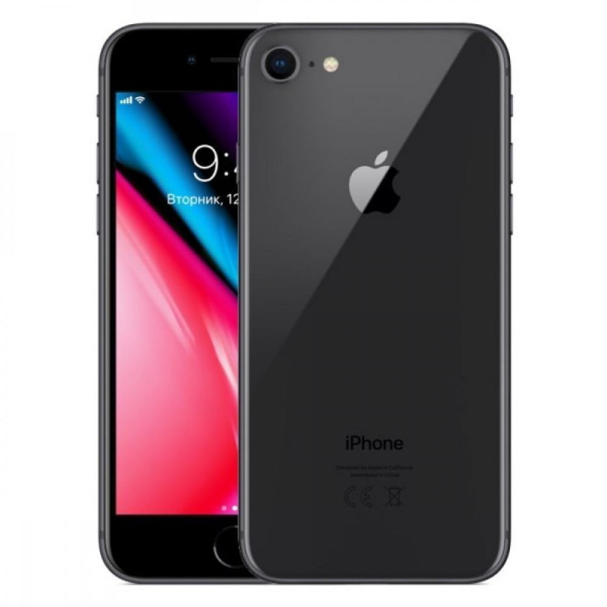 Used Apple iPhone 8 GB Fully Unlocked Space Gray Scratch and