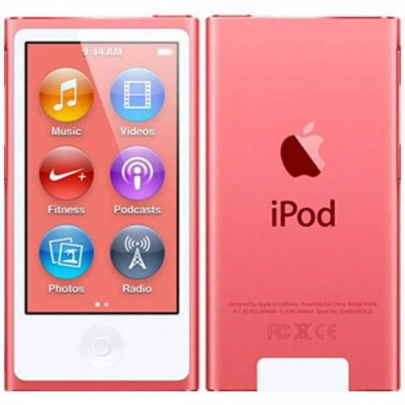 Pre-Owned Used Apple iPod Nano 7th Generation 16GB Pink MKMV2LL/a