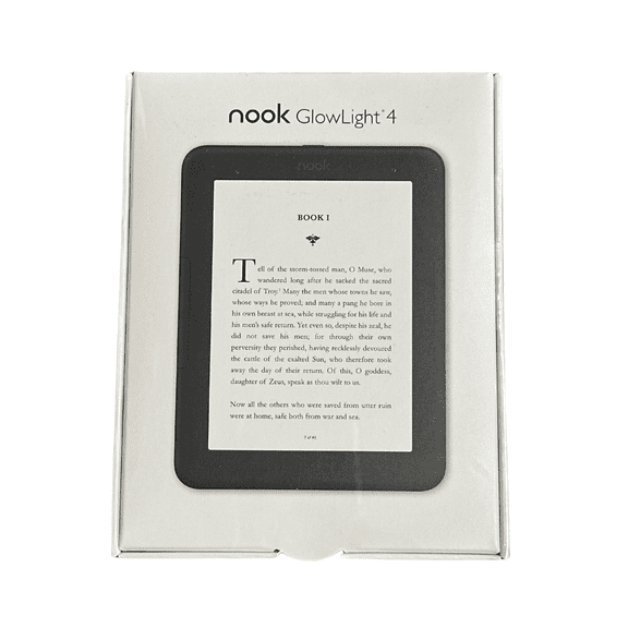 Pre-Owned Barnes & Noble NOOK Glowlight 4 eReader | 6" Touchscreen | 32GB | Black | BNRV1100