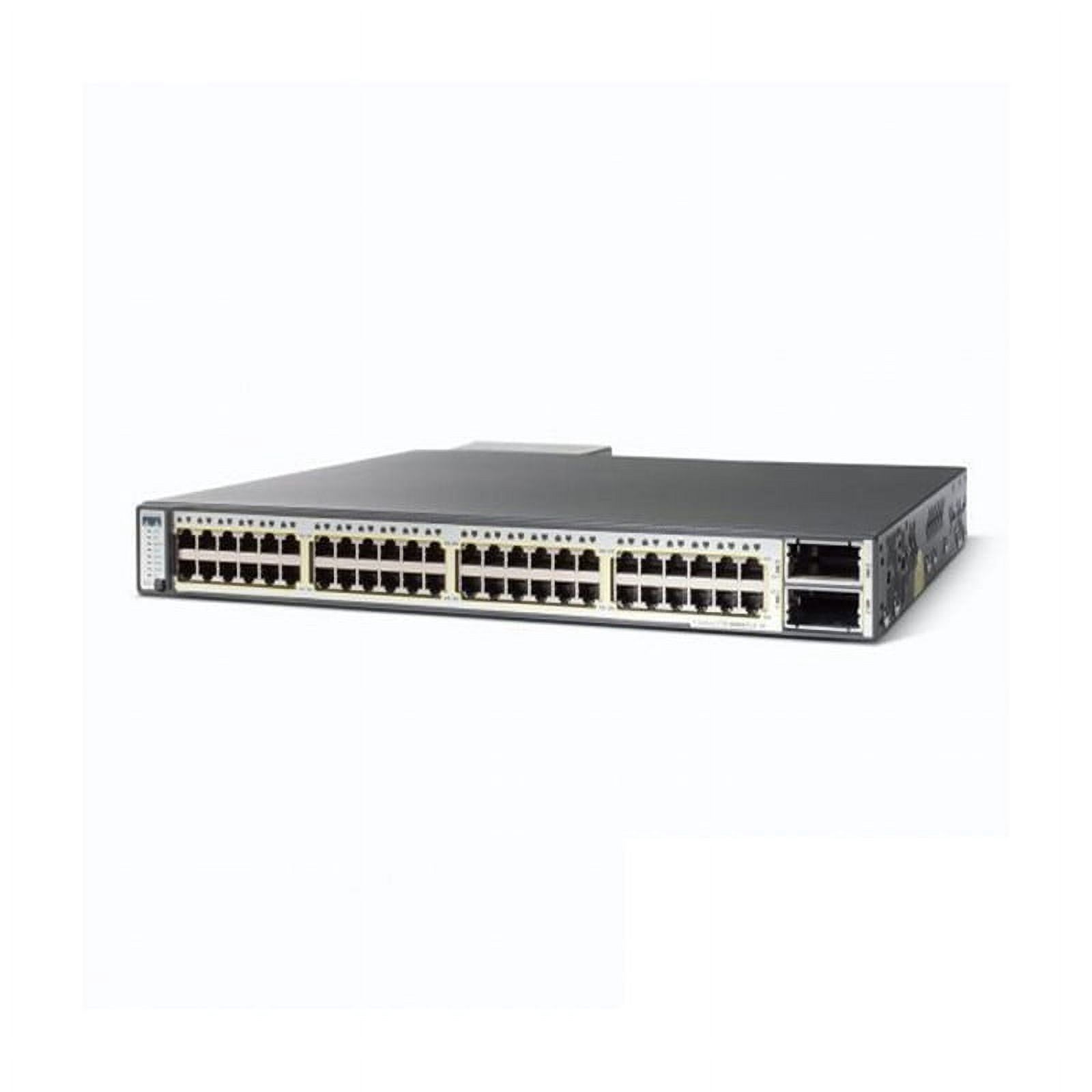 Pre-Owned Used Cisco WS-C3750E-48PD-SF Catalyst 3750E 48 Ports 10/100 ...