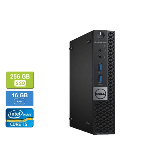 Used: DELL 5050 Intel Core i5-7600T 16GB 256GB SSD Win 10 Pro