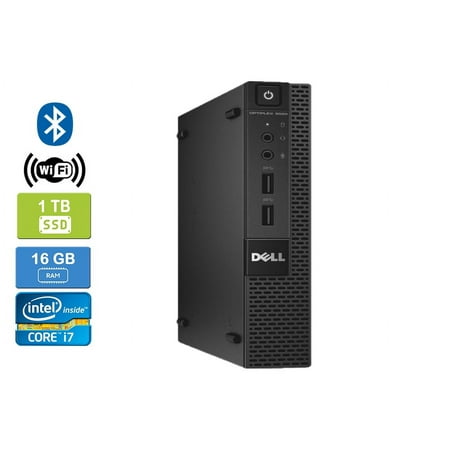 Used: DELL 9020 Intel Core i7-4770S 16GB 1TB SSD Win 10 Pro Wifi Bluetooth HDMI UK&M