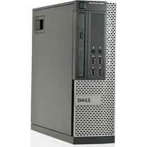 Used Dell 9020-SFF Desktop PC with Intel Core i7-4770 Processor, 16GB Memory, 500GB Hard Drive and Windows 10 Pro