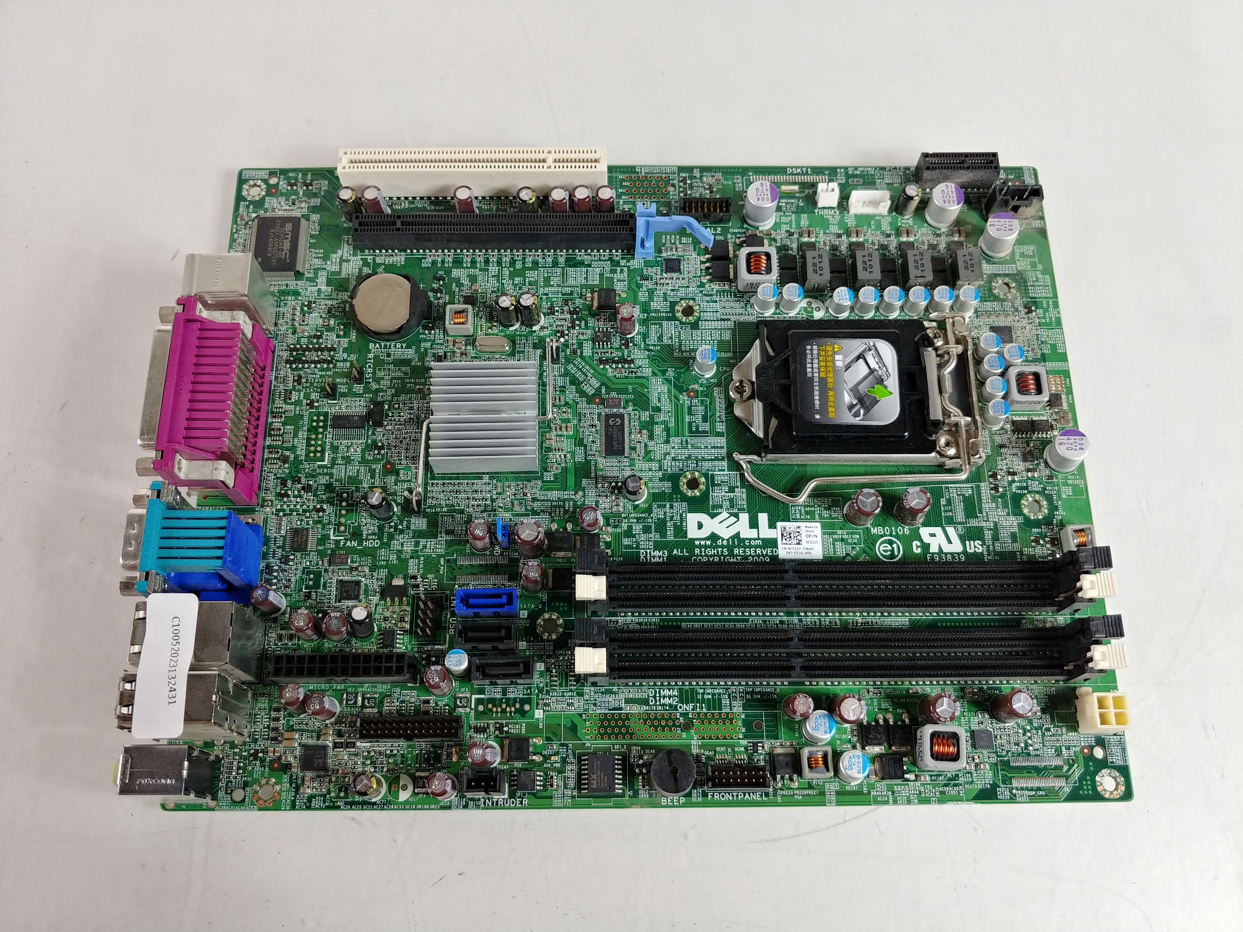 Scheda Madre Dell Optiplex 980 MT/DT – Socket LGA 1156, DDR3 – Modello D441T (usata, Funzionante) - Foto 3