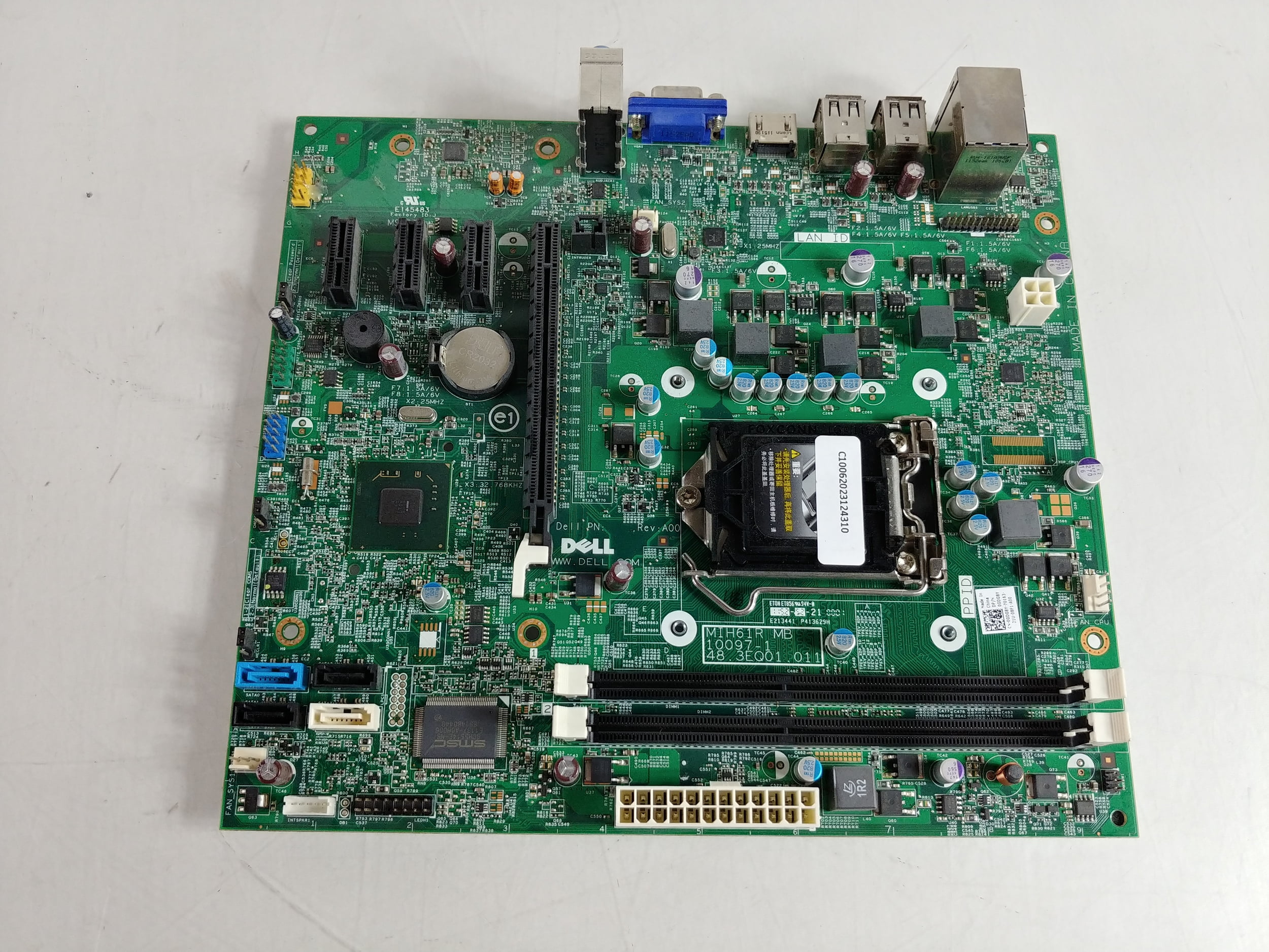 Pre-Owned Used Dell GDG8Y Inspiron 620 LGA 1155/Socket H2 DDR3 SDRAM Desktop Motherboard