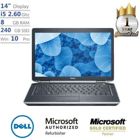 Used Dell Latitude E6430, Core i5, 8GB, 320GB HDD, 14” Display, Win 10 Pro Laptop