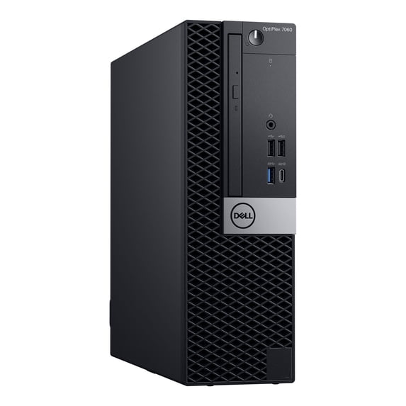 Pre-Owned Used - Dell OptiPlex 7060, SFF, Intel Core i7-8700 @ 3.20 GHz, 8GB DDR4, NEW 240GB M.2 SSD, DVD-RW, No OS