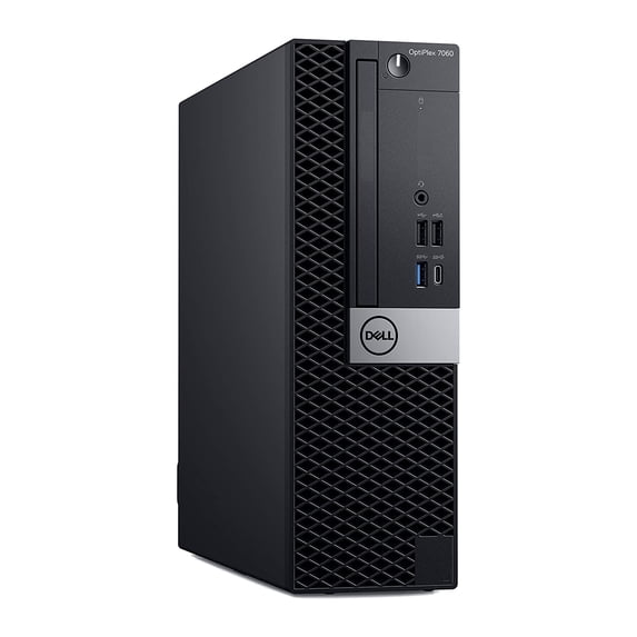 Used Dell OptiPlex 7060 – SFF, Intel Core i7-8700 3.2GHz, 32GB RAM, 500GB M.2-NVMe, DVD, Windows 11 Pro 64bit, (Monitor Not Included)
