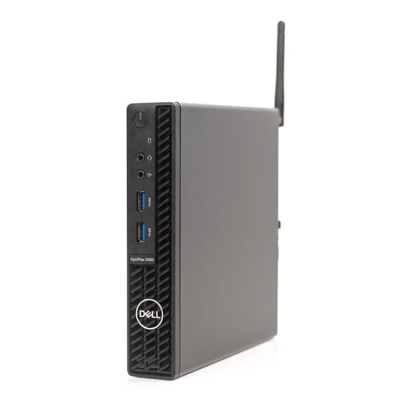 Dell Optiplex 3080 Micro Desktop Computer, Intel Hex-core i5-10400T, 16GB, 512GB SSD, Used