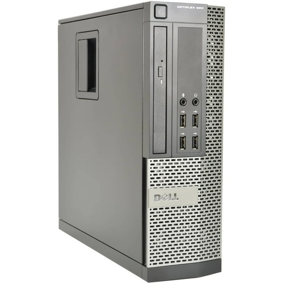 Pre-Owned Used Dell Optiplex 990-SFF WA1-0428 Desktop PC with Intel Core i7-2600 Processor, 8GB Memory, 1TB Hard Drive and Windows 10 Pro (Monitor Not Included)