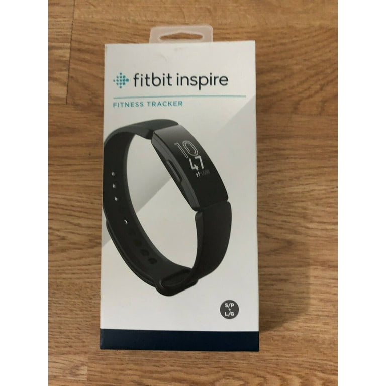 Used Fitbit FB412BKBK Inspire Fitness Tracker One Size S and L bands included Walmart