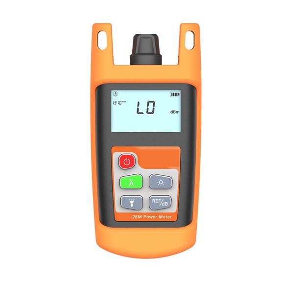 Used For Optical Fiber Cable Loss Measurement 25M Fiber Optical Handheld Test Tool Fiber Optic Power Meter 25M OPM Tester ,Easy Operate