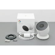 Pre-Owned Used Google G3AL9 Nest Cam GA01317-US Surveillance Camera (Battery) - White FULL SET