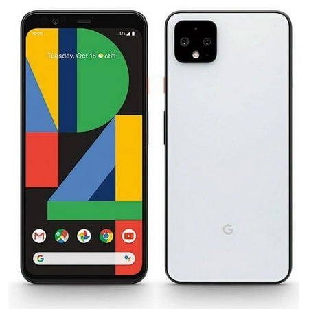 Pre-Owned Used Google Pixel 4 G020M 64GB White Fully Unlocked 5.7" Smartphone (Used )