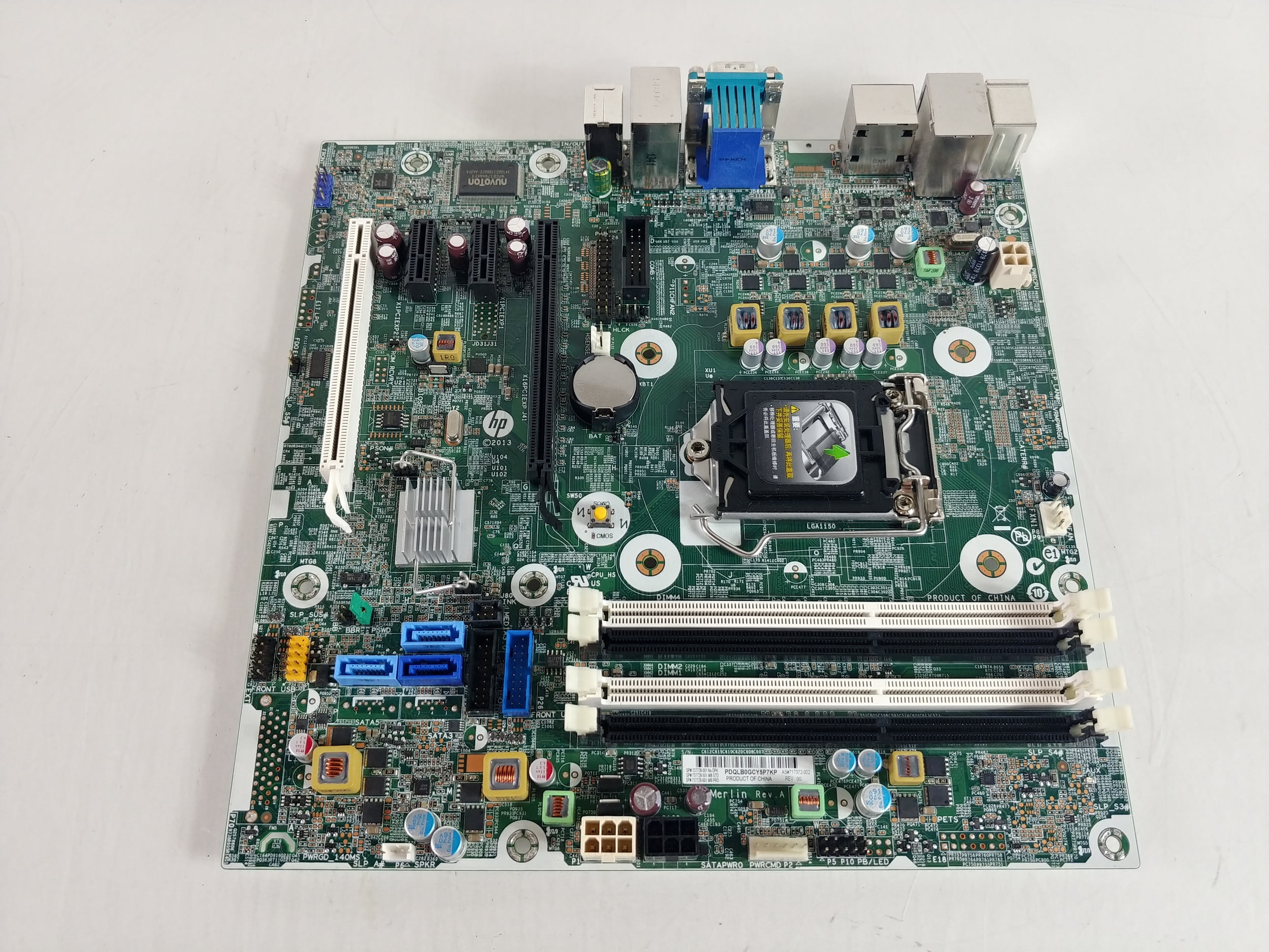 Pre-Owned Used HP 717372-002 EliteDesk 800 G1 LGA 1150 DDR3 SDRAM Desktop Motherboard