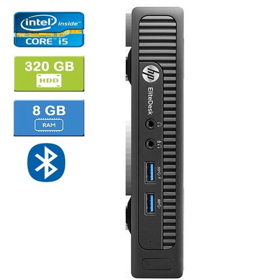 Used: HP 800 G1 MINI Intel Core i5-4570T 2.90 GHz, 8GB, 320GB HDD, Win 10 Pro