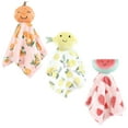 thumbnail image 1 of Hudson Baby Infant Girls Animal Face Security Blanket, Fruits, One Size, 1 of 5