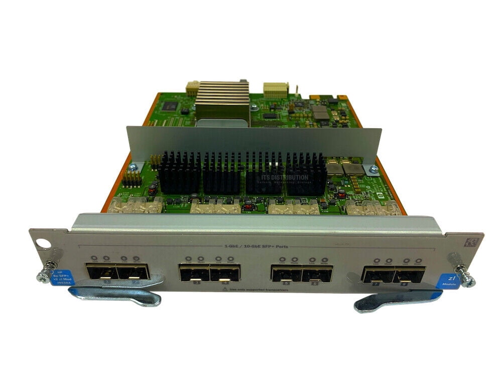 Pre-Owned Used HP J9538A 10GbE SFP+ v2 zl Expansion Module 8 Ports E5400/E8200 zl 1 x Expansion Slot 10 Gigabit Ethernet Networking Switches 1 Year Warranty
