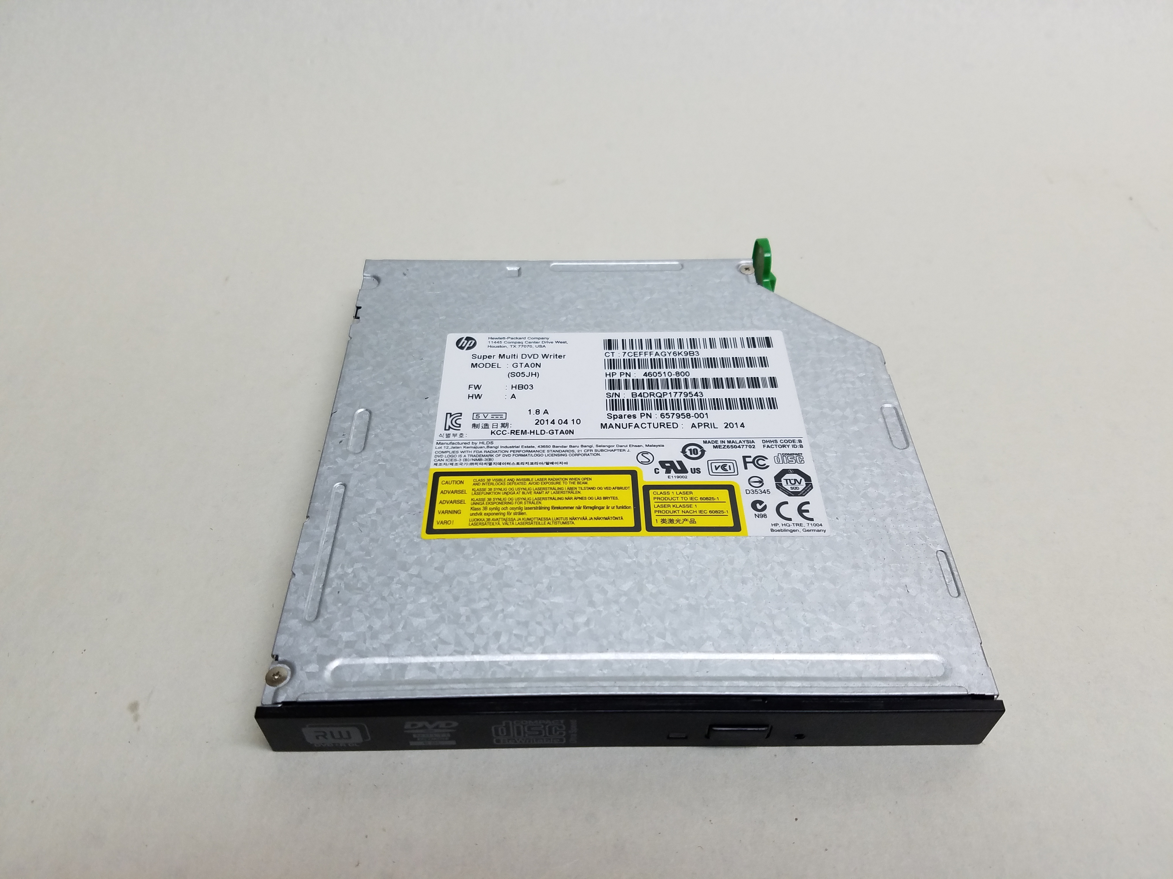 Used HP Prodesk 600 G1 DVD+/RW CDRW SATA Internal Desktop Optical