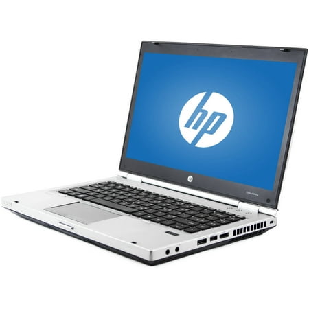 Used HP Silver 14" EliteBook 8460P WA5-0930 Laptop PC with Intel Core i5-2410M Processor, 4GB Memory, 320GB Hard Drive and Windows 10 Home