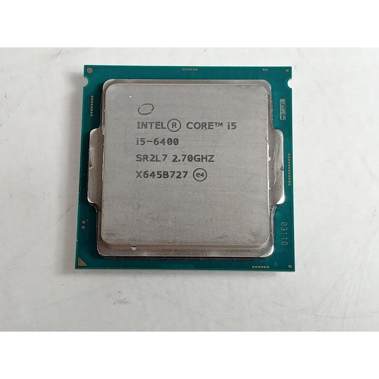 Used Intel Core i5-6400 8 GT/s DMI LGA 1151 2.7GHz Desktop CPU SR2L7 - Walmart.com Used Intel Core i5-6400 8 GT/s DMI LGA 1151 2.7GHz Desktop CPU SR2L7 - Walmart.com