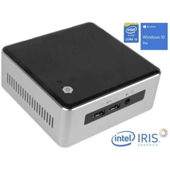 Used Intel NUC5i5RYH Mini Desktop, Intel Dual-Core i5-5250U Upto 2.7GHz, 16GB RAM, 1TB SSD, MiniDP, MiniHDMI, Wi-Fi, Bluetooth, Windows 10 Pro