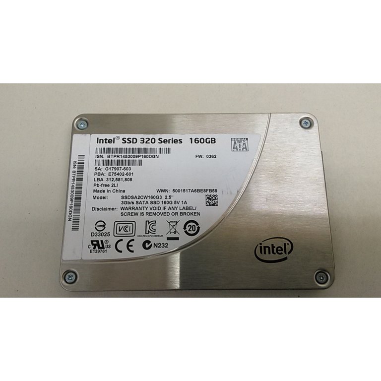 Used Intel SSDSA2CW160G3 320 Series 160GB 2.5