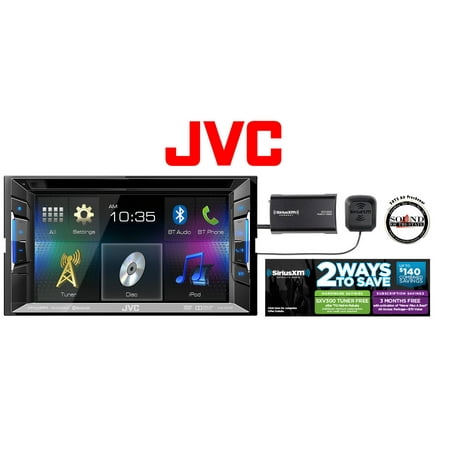 Pre-Owned Used JVC KW-V21BT DVD Receiver 6.2' Monitor W/ SiriusXM SXV300v1 Satellite Radio