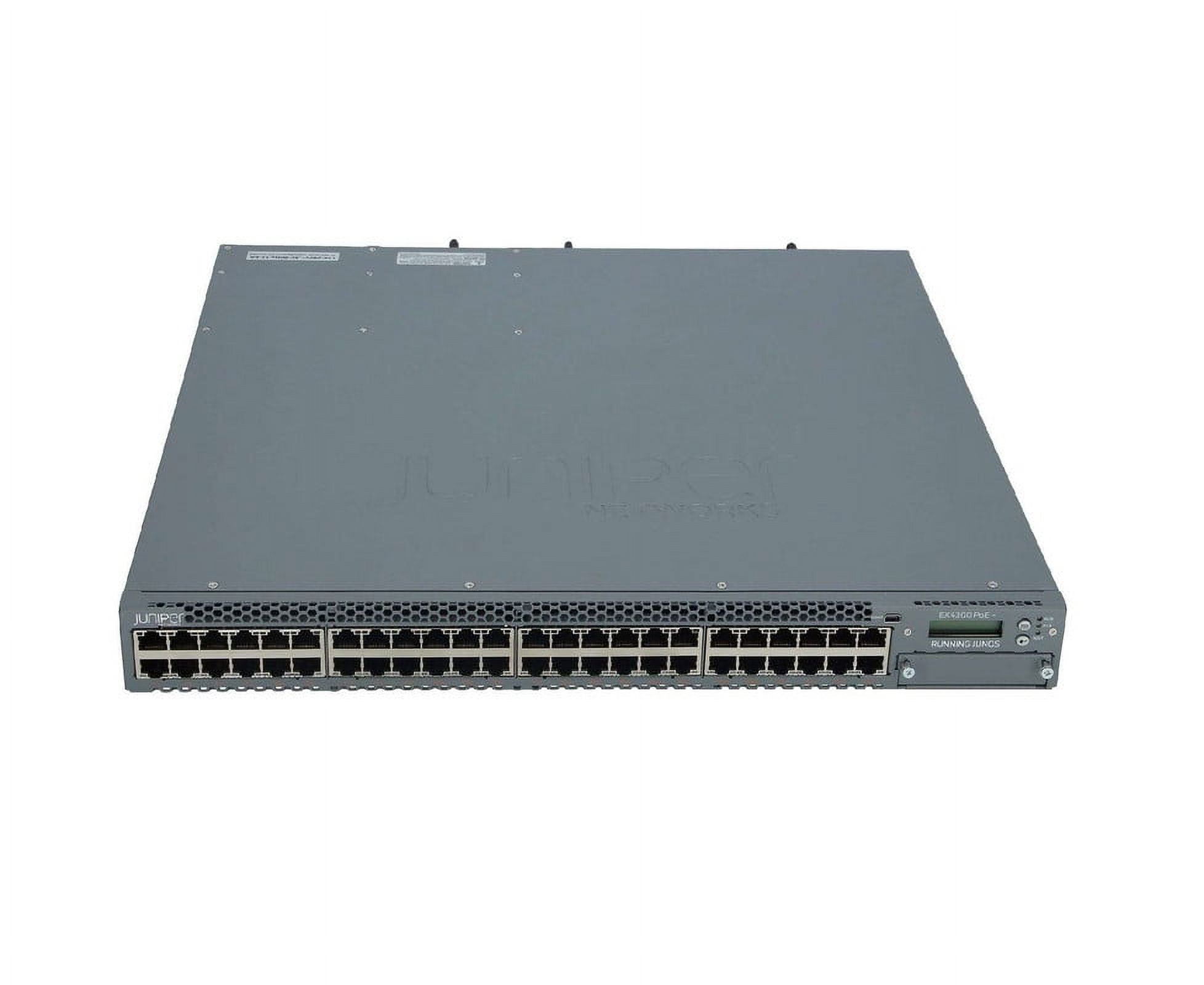 Used Juniper EX4300-48P Ethernet Layer 3 Switch 48 Ports Manageable Compact  Finless SW F/ EX2200-CW/ 12 Port Expansion Slots Extensible Authentication  Protocol (EAP) 1 Year Warranty 