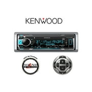 Pre-Owned Used Kenwood KMR-M315BT Digital Marine Receiver w/ built in Bluetooth and a Kenwoo...
