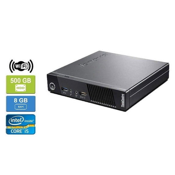 Used: LENOVO M73 Intel Core i5-4570T 8GB 500GB HDD Win 10 Pro Wifi