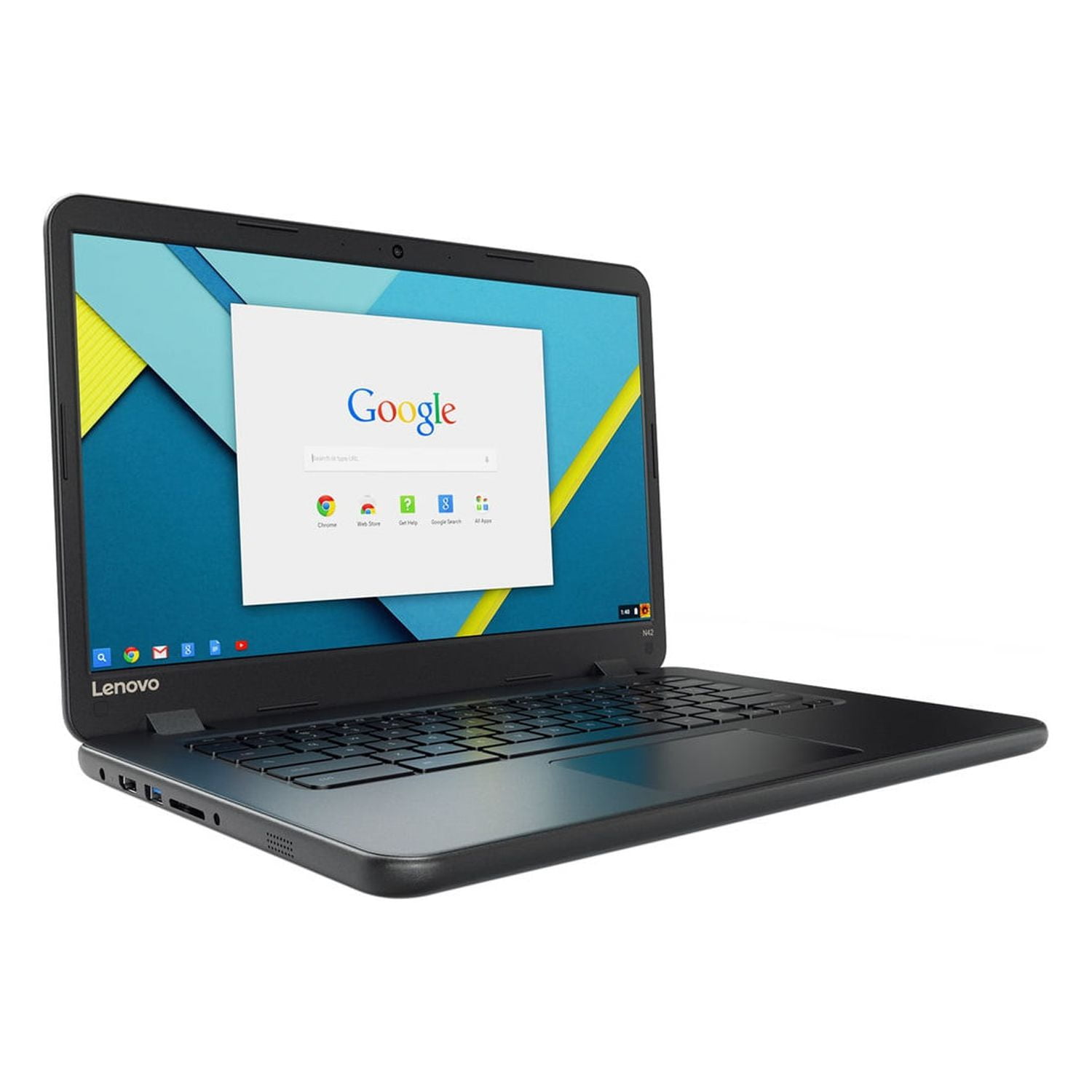Pre-Owned Used LENOVO N42 CHROMEBOOK, INTEL:N3060/CDC-1.60GULV, INTEL-HD400/IGP, 16GB/EMMC, 4GB/ONBOARD, 80VJ0000US
