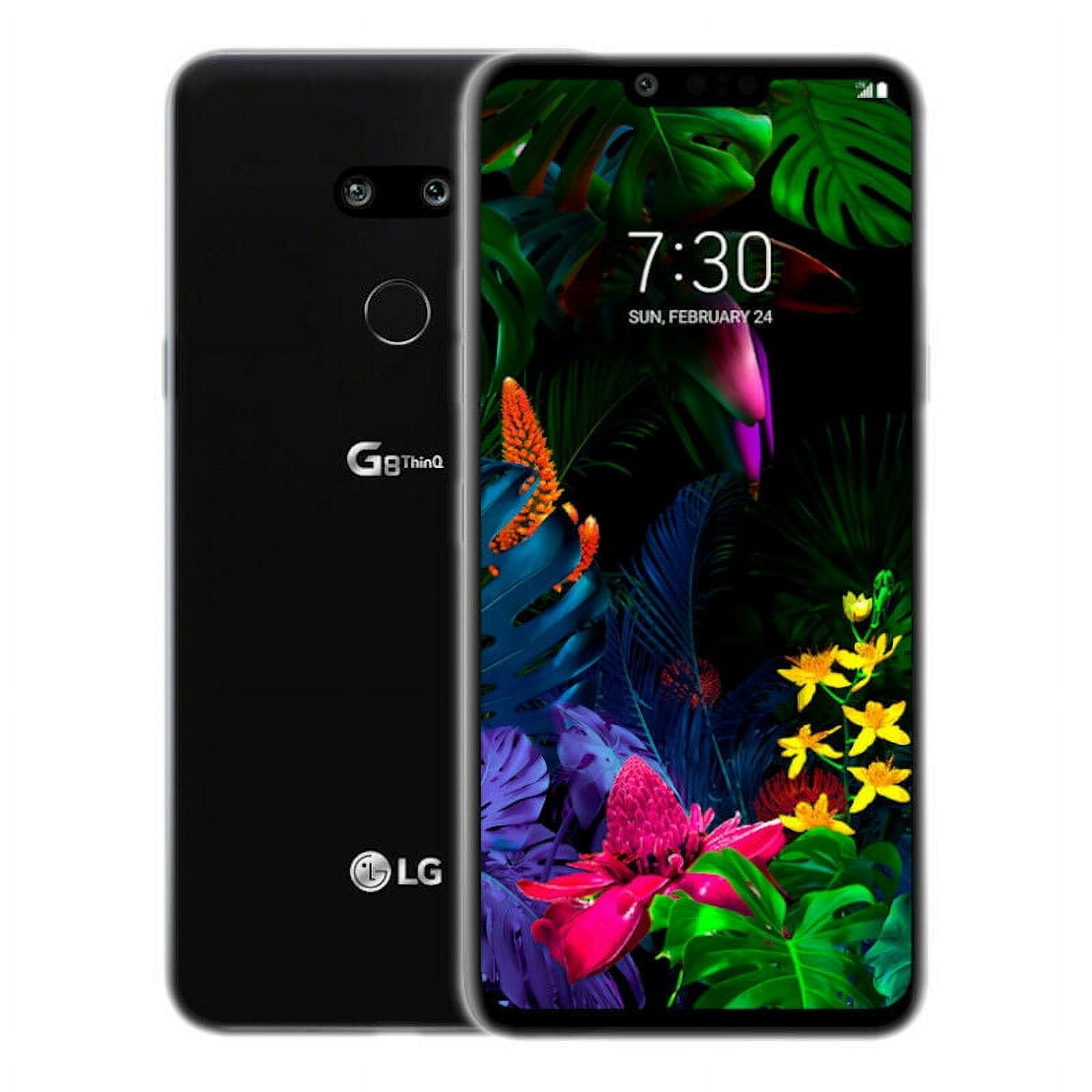 Pre-Owned Used LG G8 ThinQ G820 128GB Black GSM Unlocked (AT&T/T-Mobile Compatible) Smartphone (Used Grade A)
