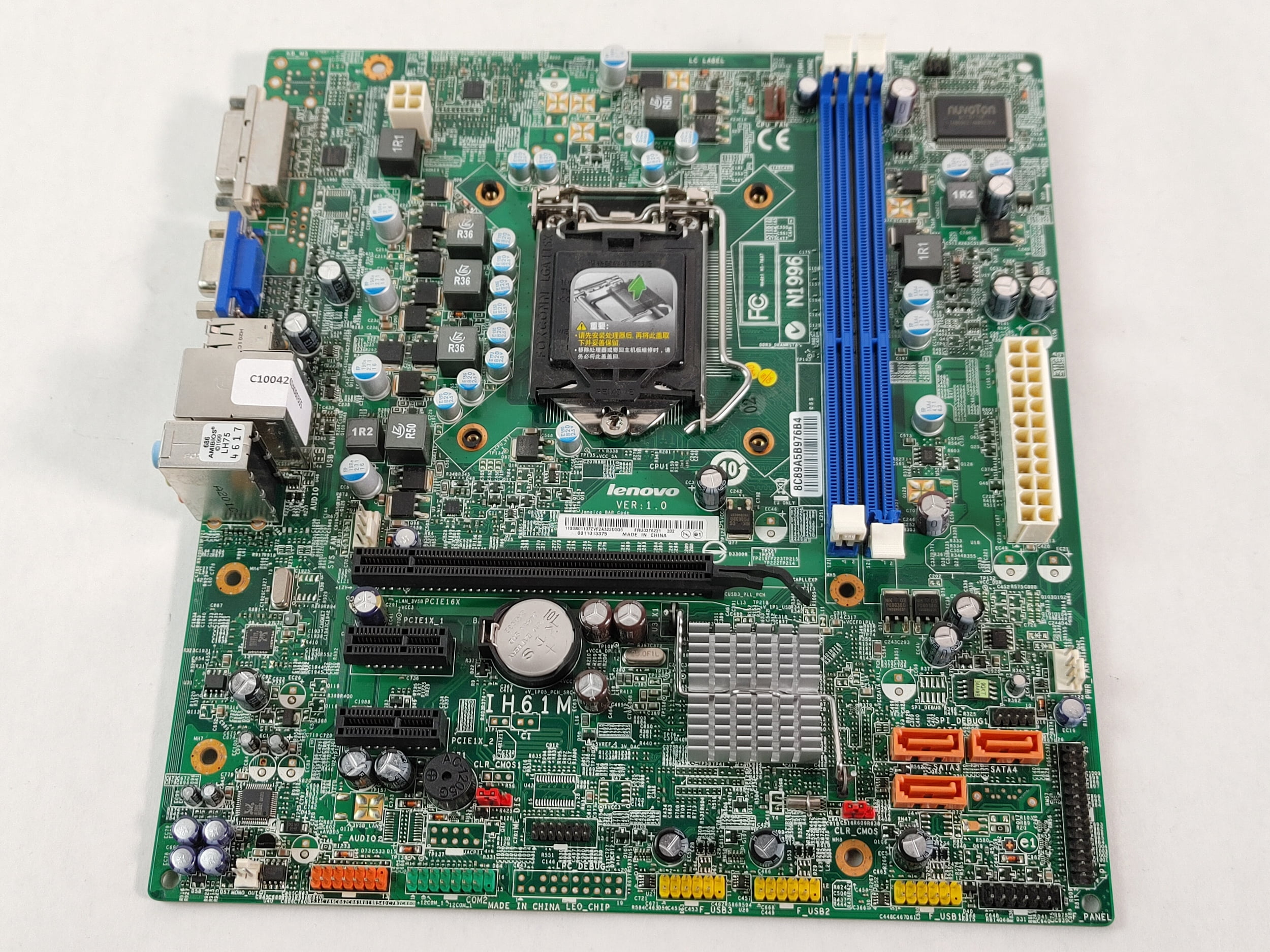 Pre-Owned Used Lenovo 03T6221 ThinkCentre Edge LGA 1155/Socket H2 DDR3 Desktop Motherboard