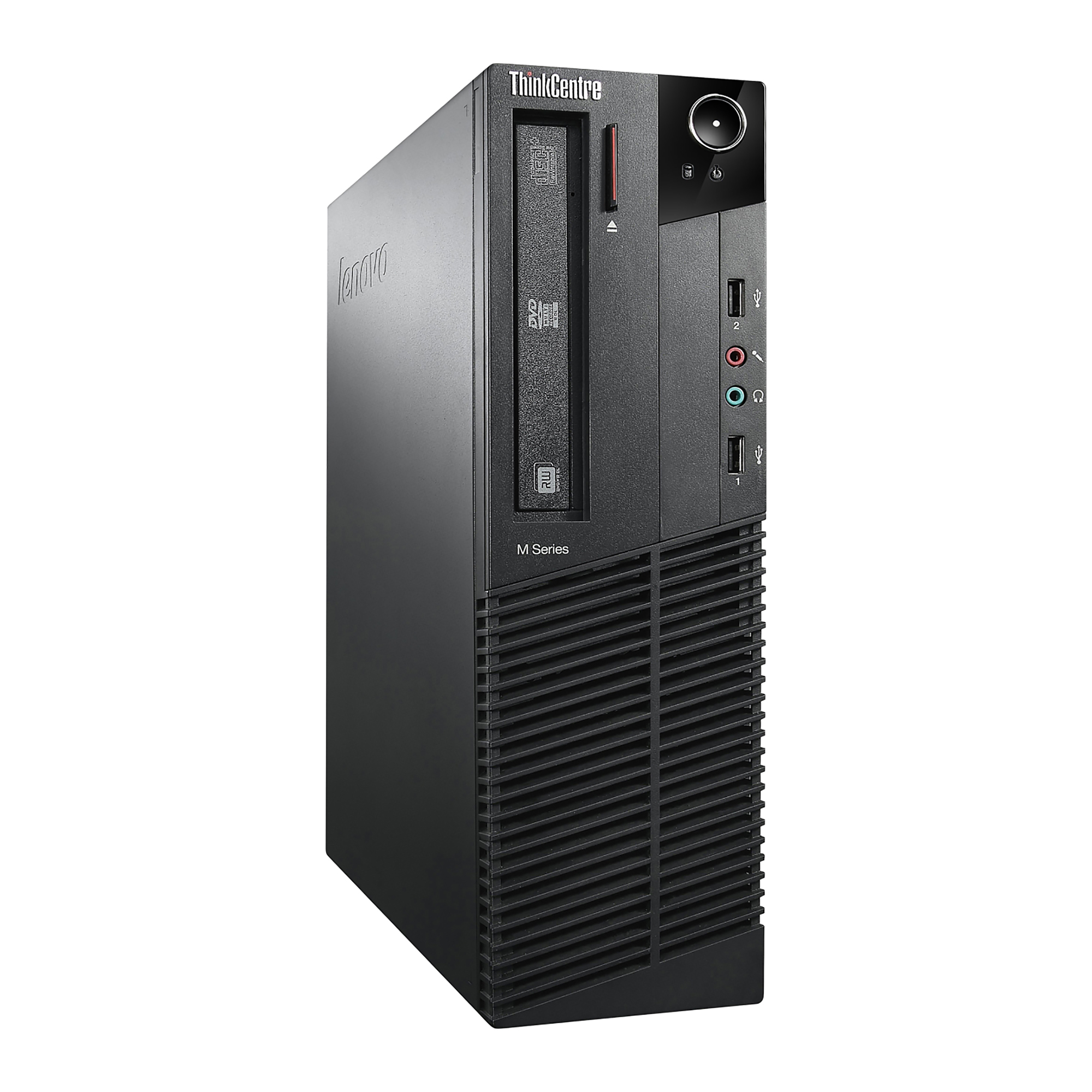 Used - Lenovo ThinkCentre M82, SFF, Intel Core i7-3770 @ 3.40 GHz, 8GB DDR3, NEW 240GB SSD, DVD-RW, Wi-Fi, VGA to HDMI Adapter, NEW Keyboard + Mouse, No OS - image 1 of 3